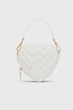 Weiße Herztasche – Mini Heart Bag Coconut |>Weat Hot