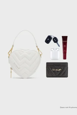 Weiße Herztasche – Mini Heart Bag Coconut |><noscript><img width=