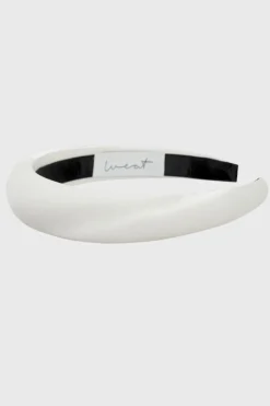 Weißer Haarreif aus Seide |>Weat Online