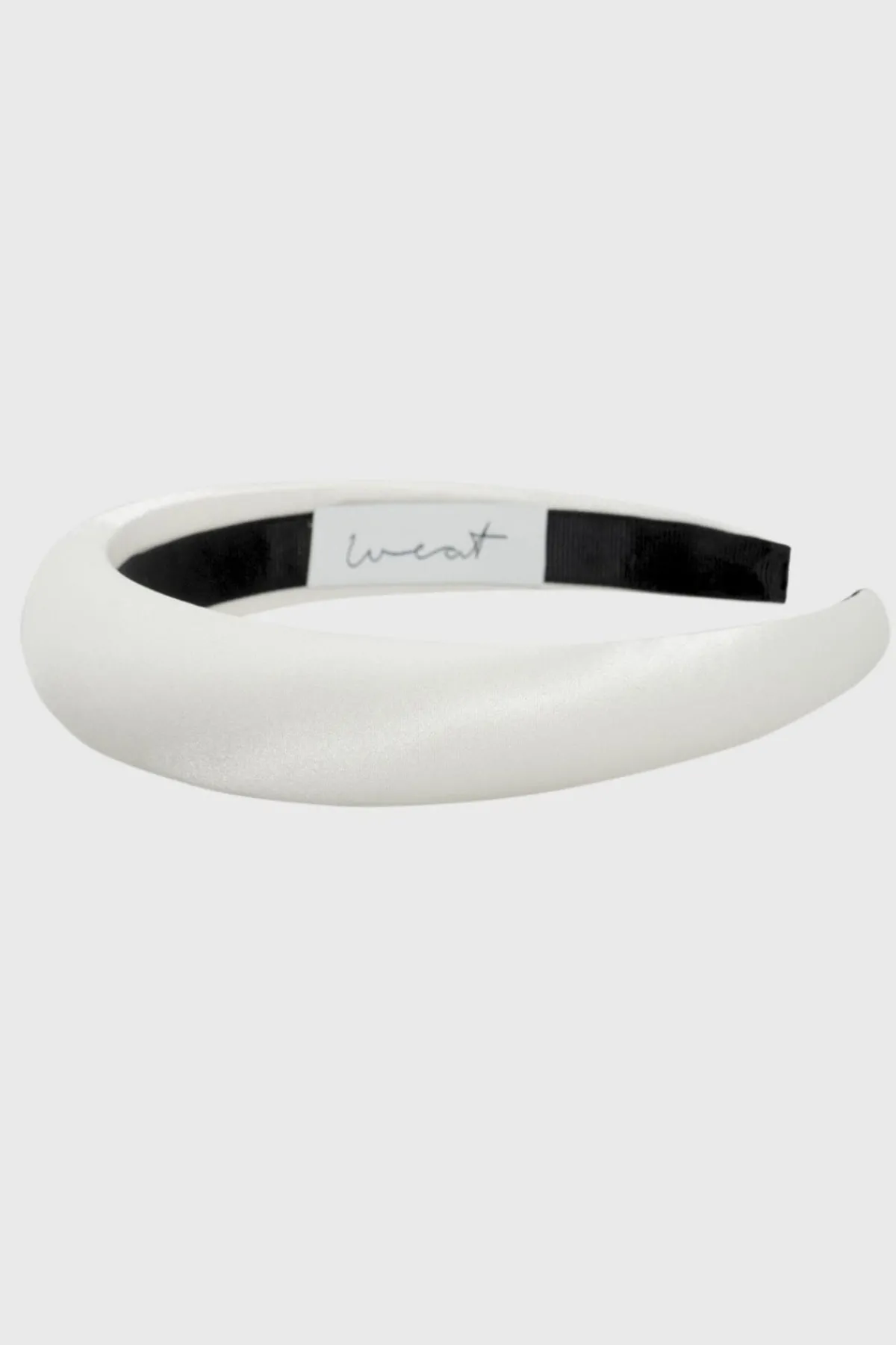 Weißer Haarreif aus Seide |>Weat Online