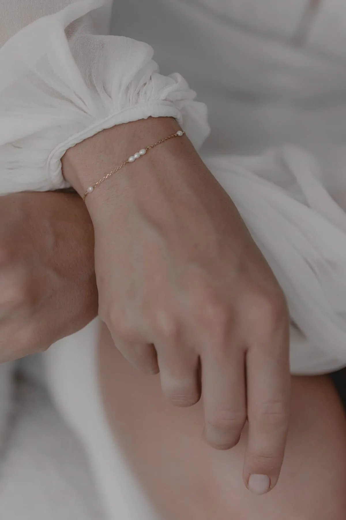 Zartes Armband mit Perlen – Celine>Juvelan