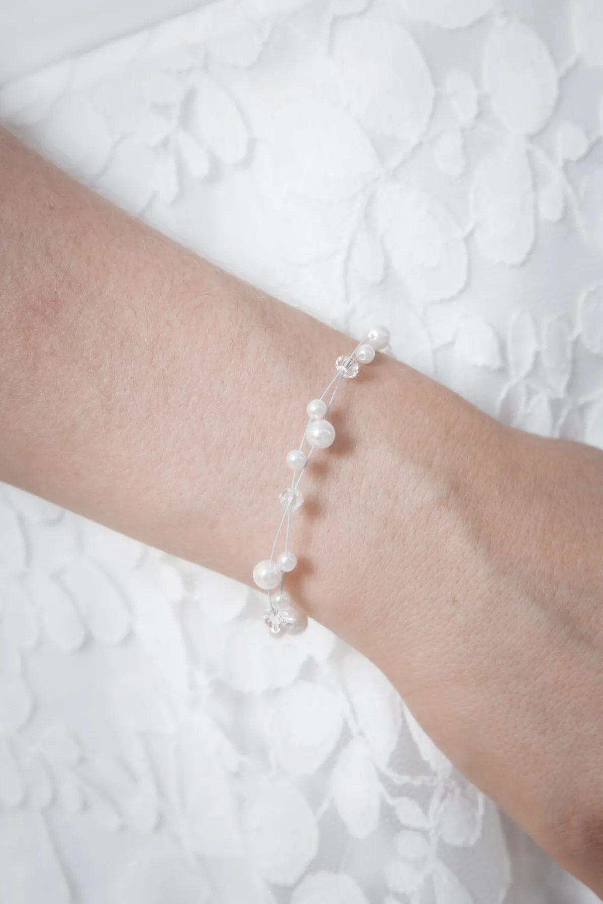 Zweireihiges Armband mit Perlenverzierung>Weise Clearance